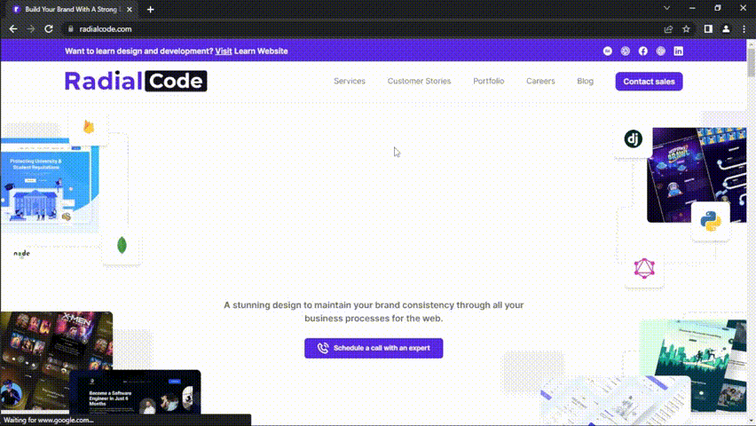 accessing the chrome command menu.gif