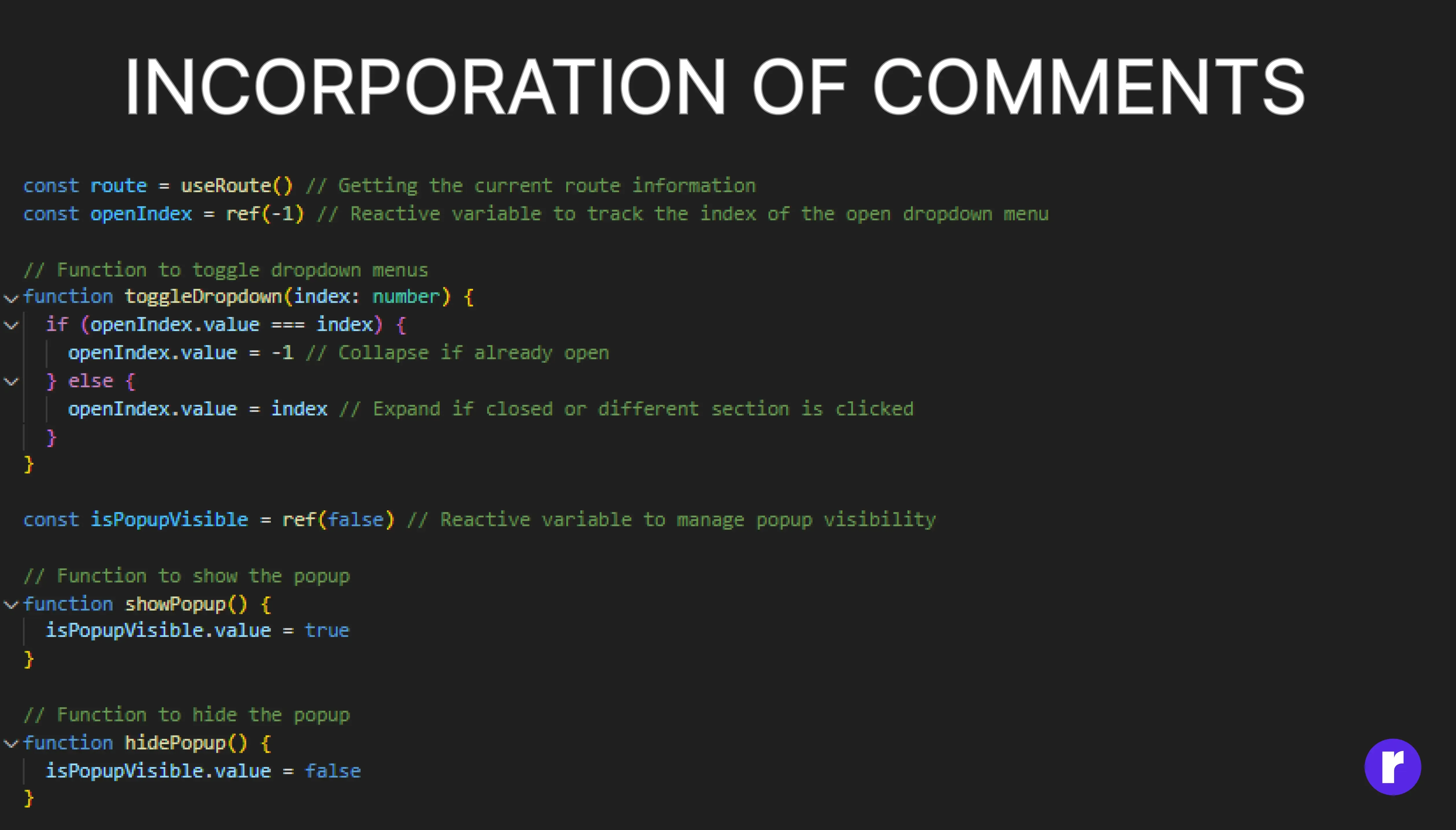 comments