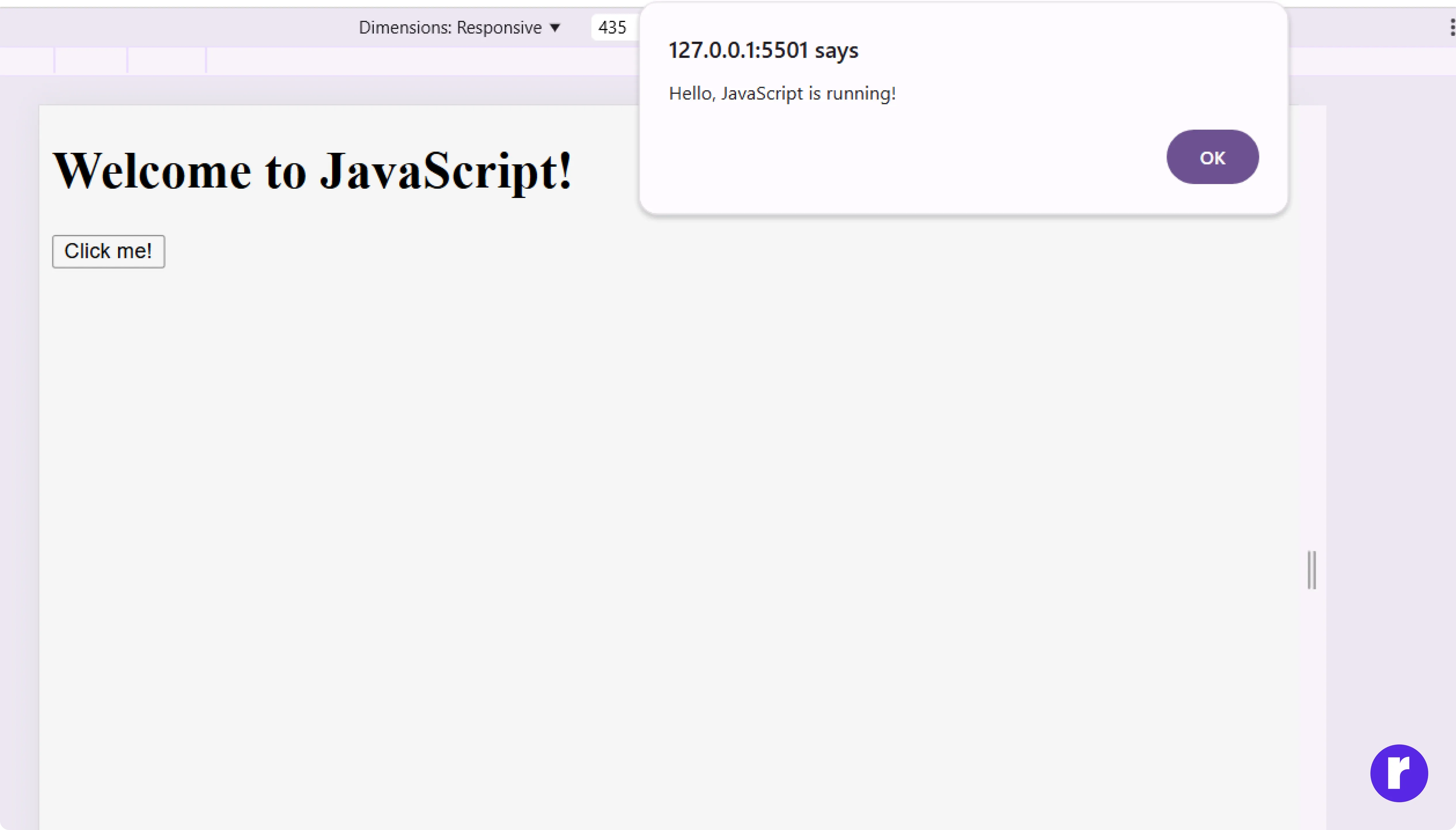 welcome to javascript