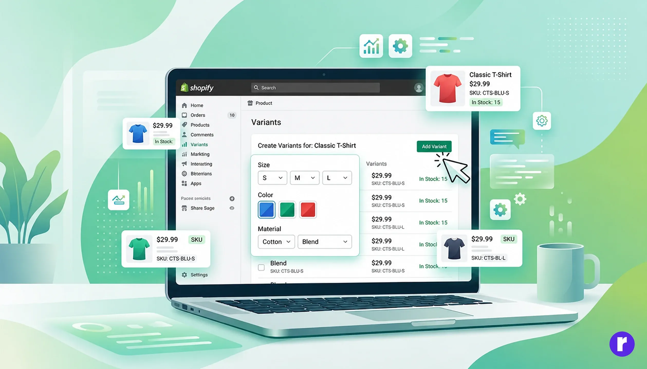 How to Create Product Variants in Shopify
